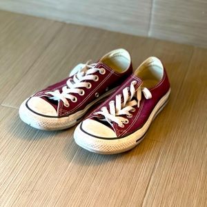 Burgundy Converse